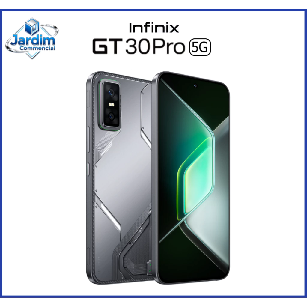 Infinix GT 30 PRO 5G, 512GB + 12GB RAM, NFC Processador Dimensity 8350 Ultimate, Versão Global, Câmera 108MP