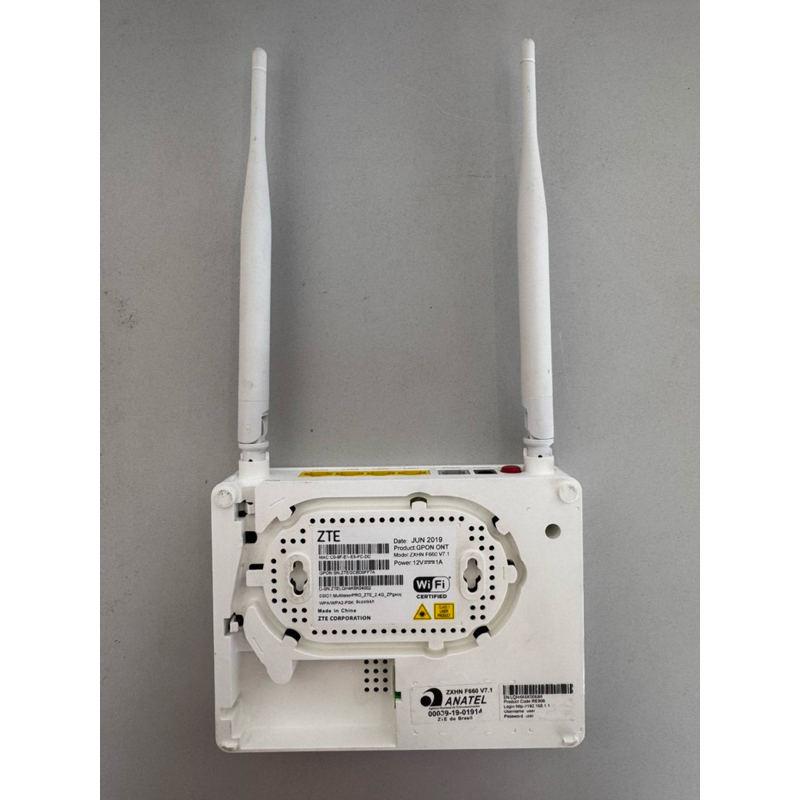 ZTE GPON ONT ZXHN F660 V7.1 (kit com 5 unidades) | Shopee Brasil