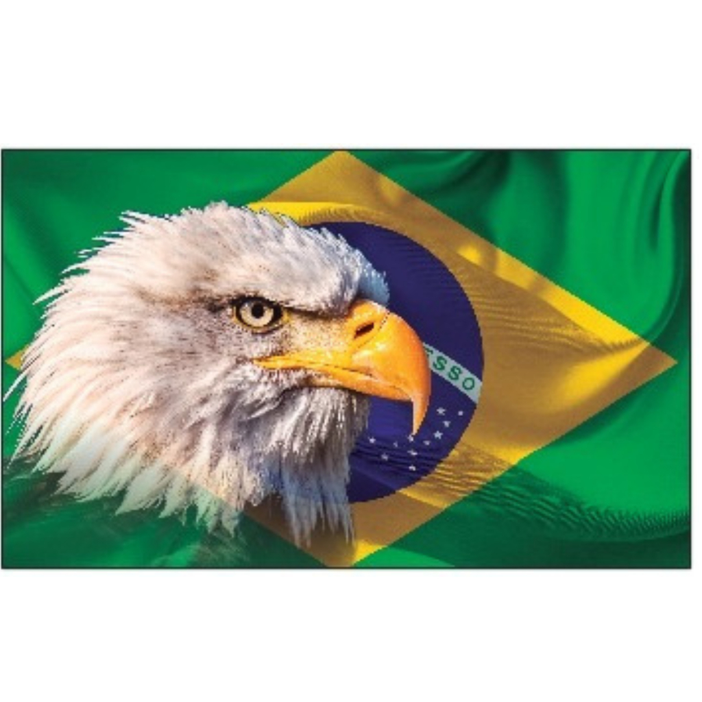 Bandeira Brasil Aguia Copa Do Mundo 1,48x0,90 Microfibra | Shopee Brasil