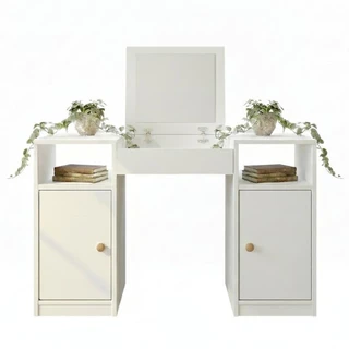 QUEIMA DE ESTOQUE!!! Penteadeira Compacta com Espelho Interno - Cores em Oferta na Shopee