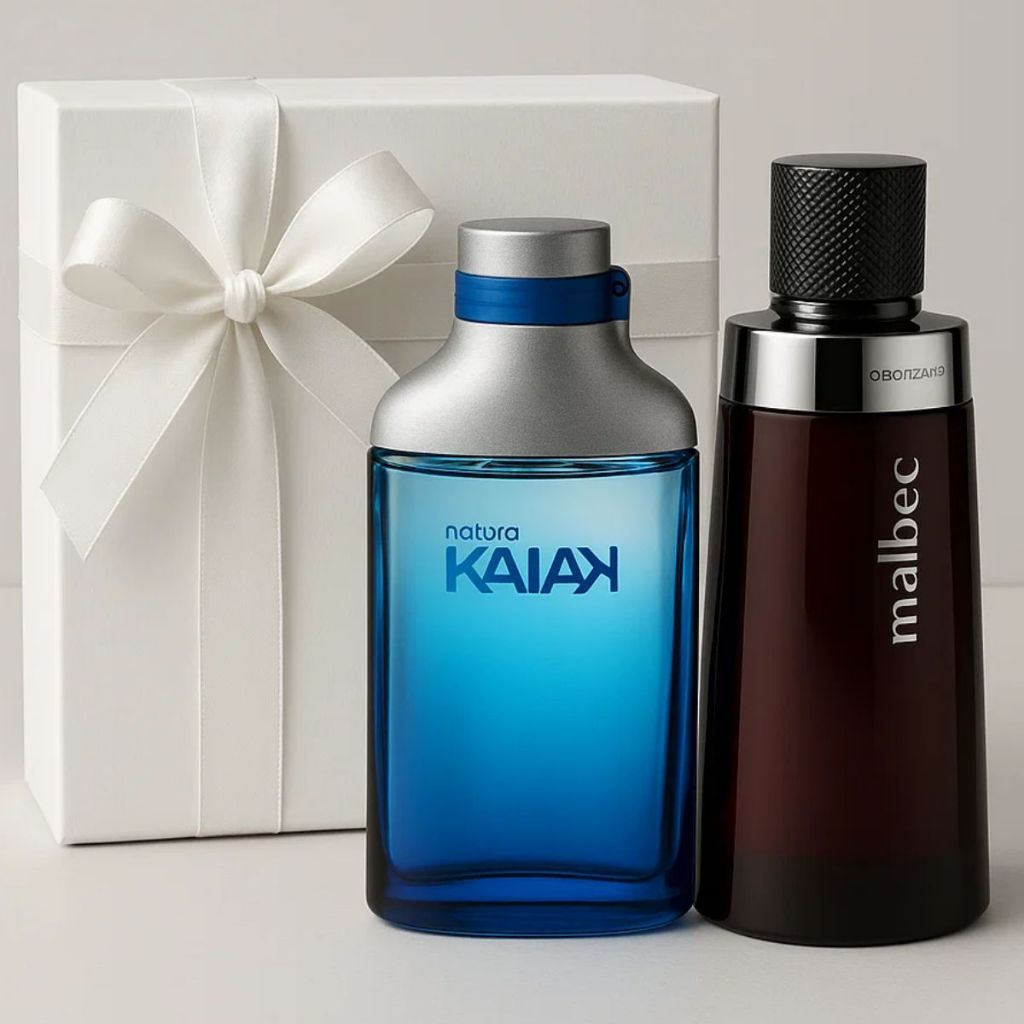 Kit Perfumes Masculinos Malbc + Kayak Original Qualidade Premium Alta ...