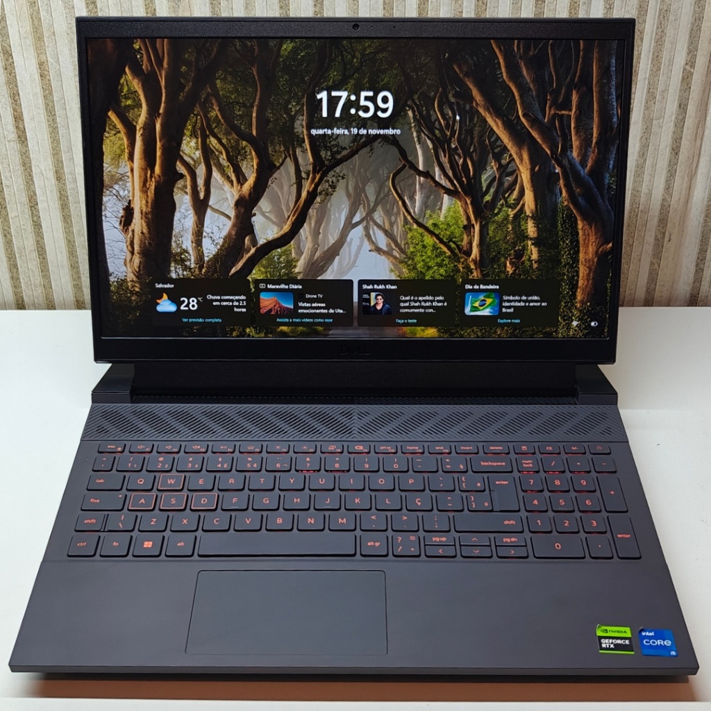 Notebook DELL G15 Nvidia RTX 3050 I5 13650HX 32GB 512GB 15.6 IPS 144Hz