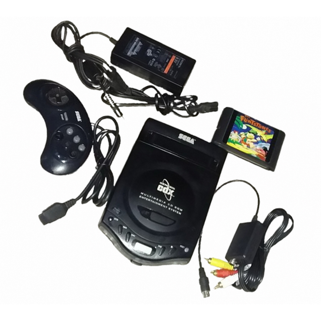 Mega Drive Sega Cdx leia! Cabo AV Controle Fonte Jogo | Shopee Brasil