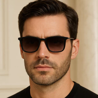 Óculos de Sol Quadrado Preto Degradê Premium Tendencia Vintage Classico uv400 Masculino Feminino em Oferta na Shopee
