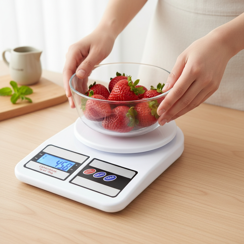 Balança Digital Cozinha Até 10kg Alta Precisão para Pesar Alimentos ...