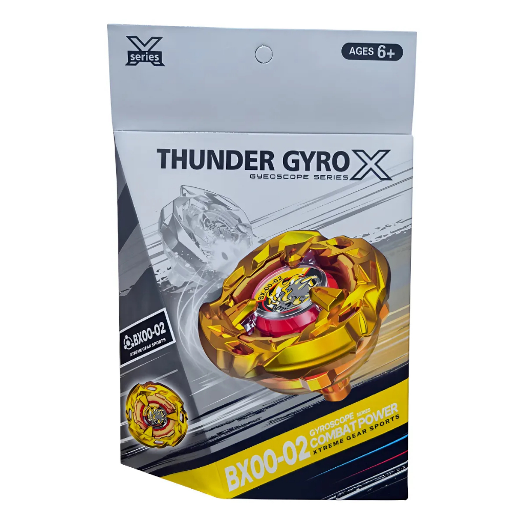 ➡️ Beyblade Profissional - Thunder Gyro X BX00-02 - Categoria de