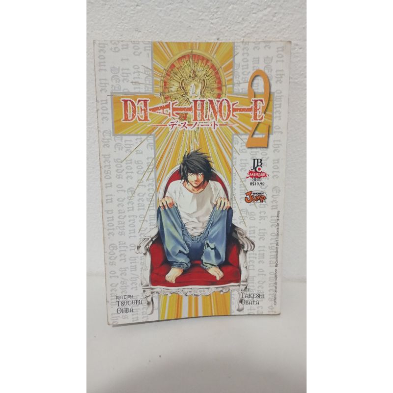 Mangá Death note volume 2 edição antiga | Shopee Brasil