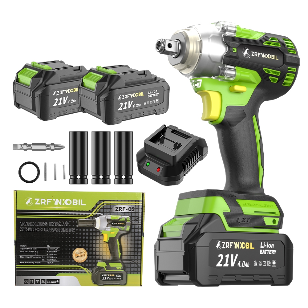 Parafusadeira Furadeira e Chave De Impacto 21V 320Nm Profissional