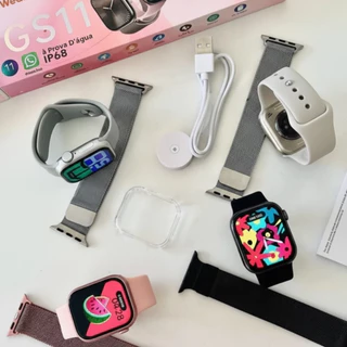 Relógio Smartwatch Gs11 Mini Series A Prova D'Água Super Amoled Original Envio Imediato Black Friday