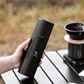 Moedor de Café Elétrico em Aço Inoxidável com Lâminas de Moagem Pentagonais 25g