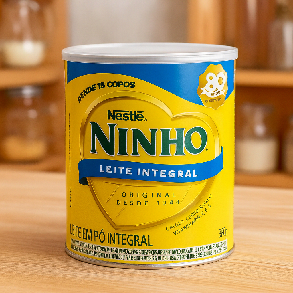 Leite em Pó Ninho Integral 380g 🥛 Original Nestlé • Cremoso, Fresco e ...