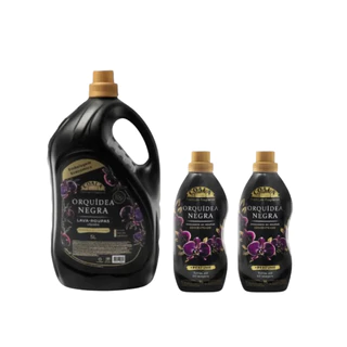 Kit 01 Lava Roupas 5L + 02 Amaciantes 1L Orquídea Negra Coala em Oferta na Shopee