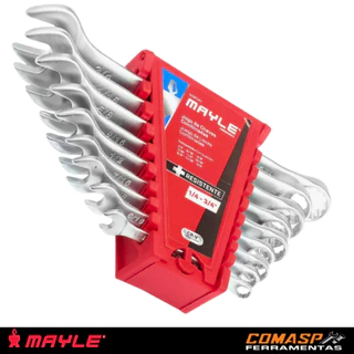JG CHAVE COMBINADA MAYLE 1/4A3/4 9 PC 102901MY