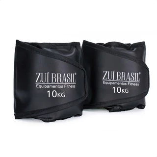 Caneleira Tornozeleira 10kg Peso Perna Musculaçao Academia Treino Funcional Profissional