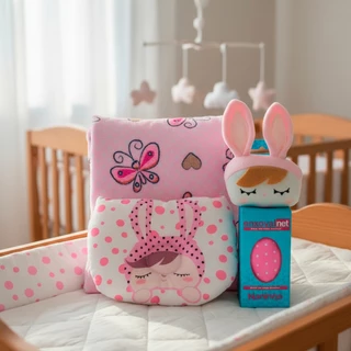 KIT PRESENTE MATERNIDADE 3 PEÇAS MAMÃE BEBÊ COM NANINHA, MANTA E TRAVESSEIRO ANATOMICO RN em Oferta na Shopee