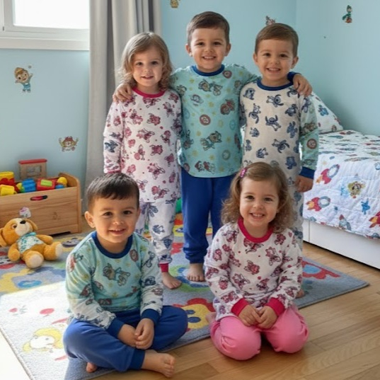 Pijama infantil longo em Oferta na Shopee