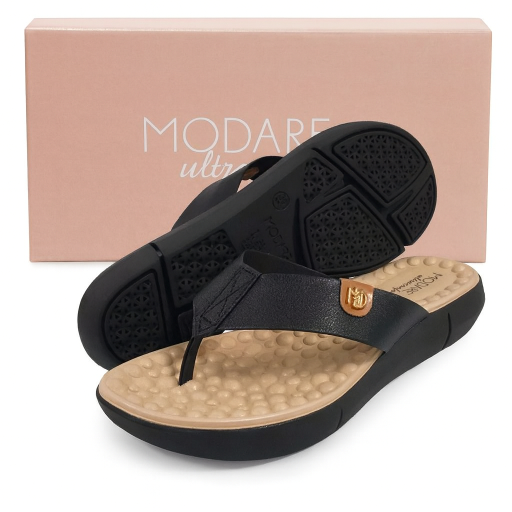 Chinelo Modare Ultra Conforto ortopédico massageador | Shopee Brasil