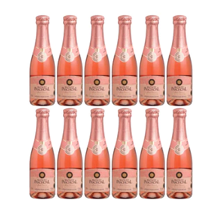 Kit Mini Espumante Monte Paschoal Moscatel Rosé e Brut Rosé 187ml