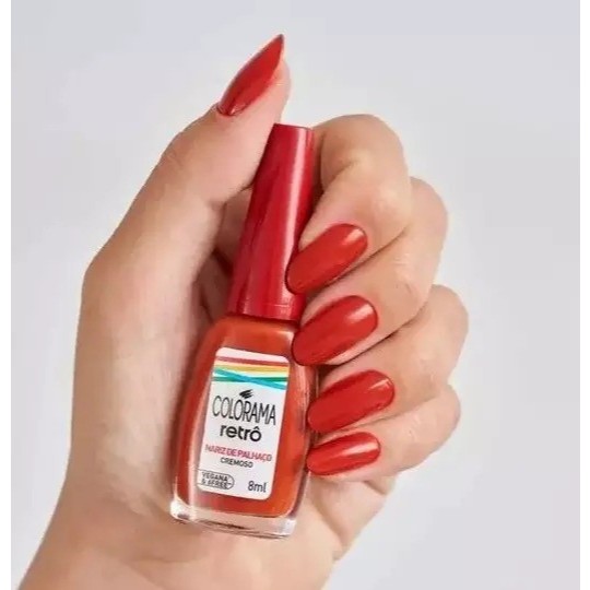 Esmalte Colorama Retrô Nariz de Palhaço 8ml | Shopee Brasil