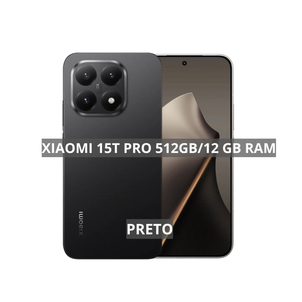 Xiaomi 15T Pro 5G 512GB armazenamento e 12GB RAM, Processador