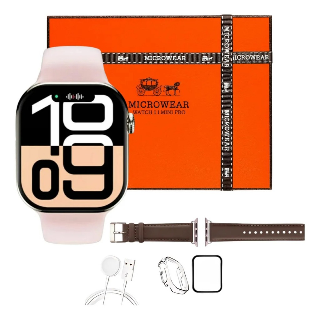 Smartwatch Microwear W11 Pro Mini AMOLED IP68 Chamadas WhatsApp ...