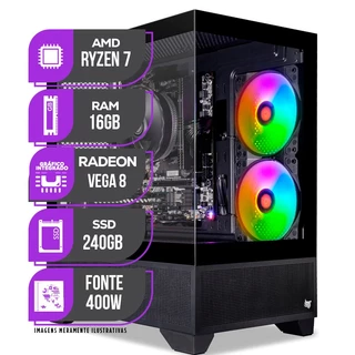computador gamer amd ryzen 7 5800x radeon rx 6800 xt 16gb 16gb