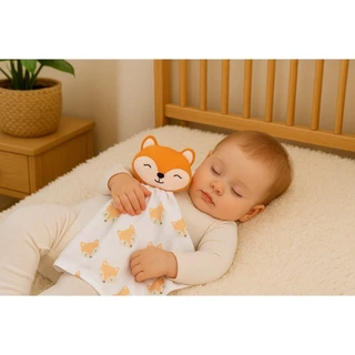 Pandora Baby Naninha 3 em 1 com Porta-Chupeta +Paninho de Boca Algodão Natural Toque Suave para Bebê em Oferta na Shopee