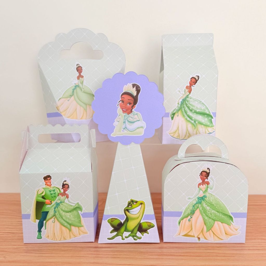 KIT FESTA PRONTA ENTREGA TIANA A PRINCESA E O SAPO Personalizado PEGUE ...