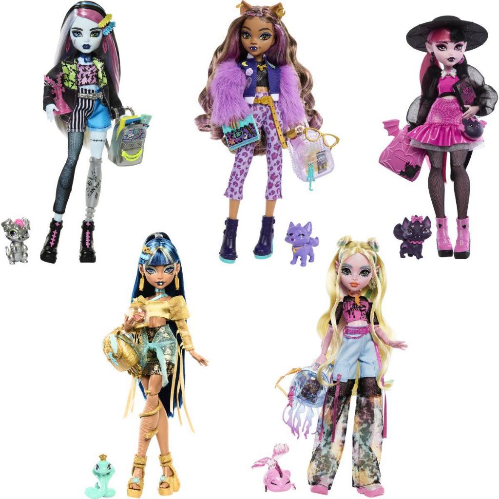 Boneca Monster High Coleção Looks Monstruosos Cleo de Nile Draculaura ...