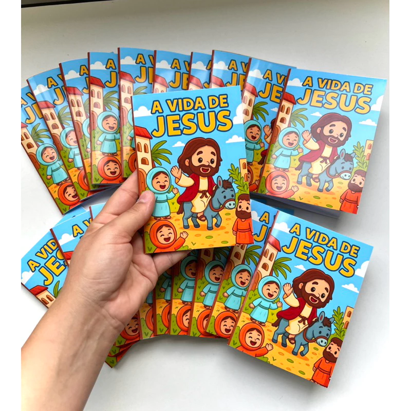 LIVRO DE COLORIR SOBRE JESUS - 