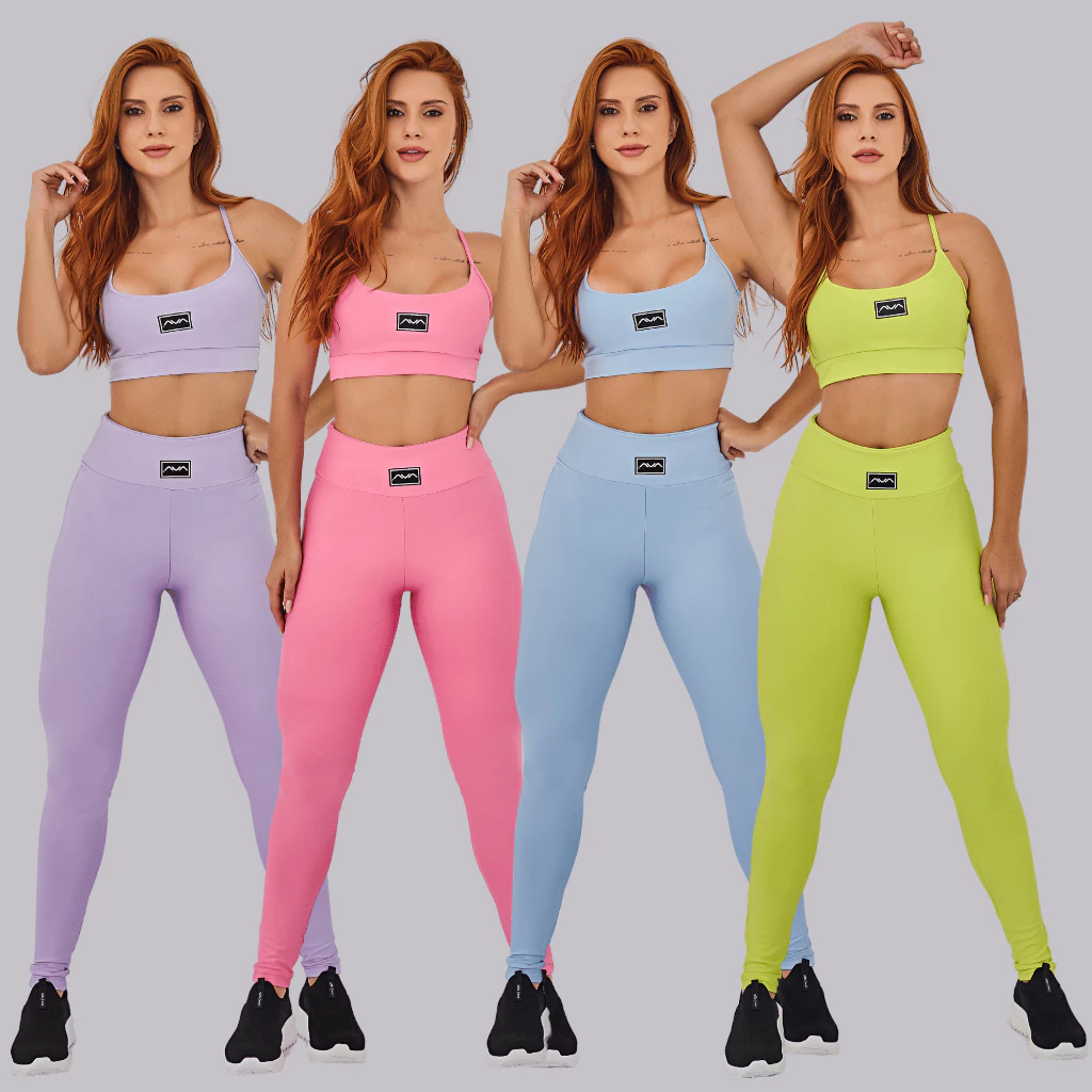 Conjunto Academia Feminino AVA Fitness AURA