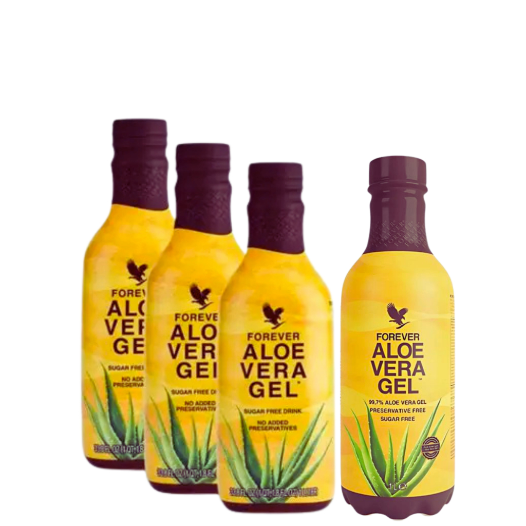 Kit Econômico Aloe Vera Gel Forever 4 Unid. | Qualidade e Pureza