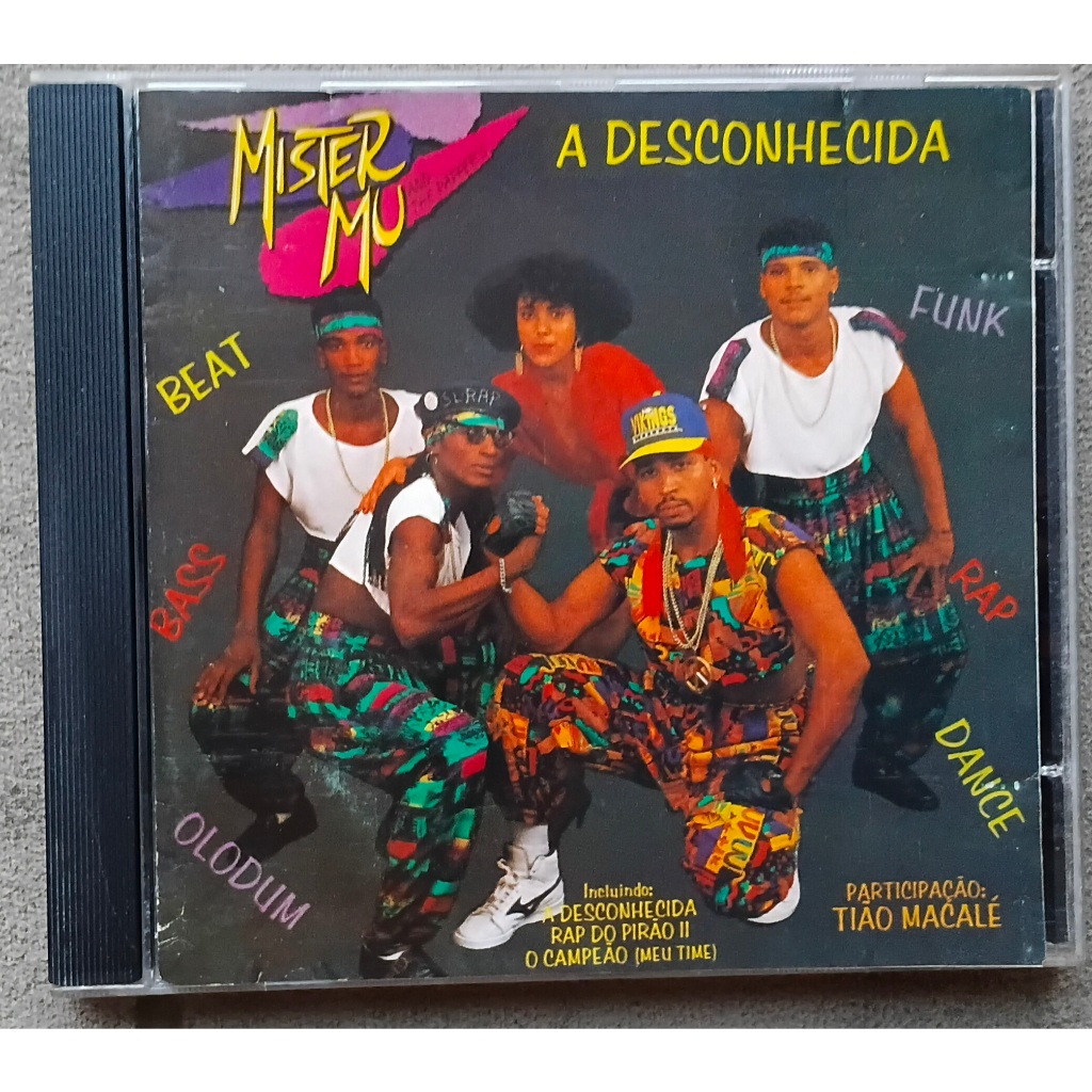 Cd Mister Mu A Desconhecida 1993 Rap Funk Freestyle | Shopee Brasil