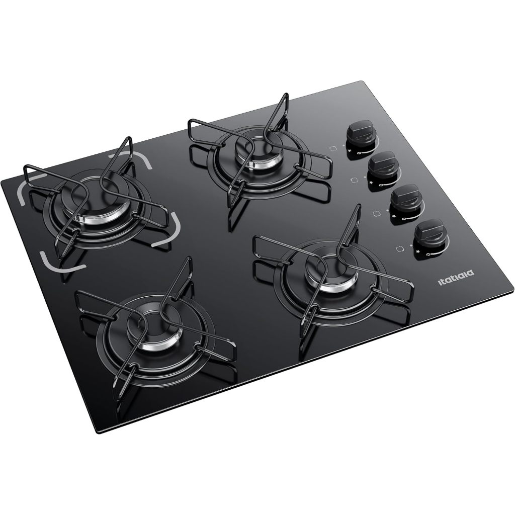 COOKTOP ITATIAIA ESS 4Q 127/220V PTO | Shopee Brasil