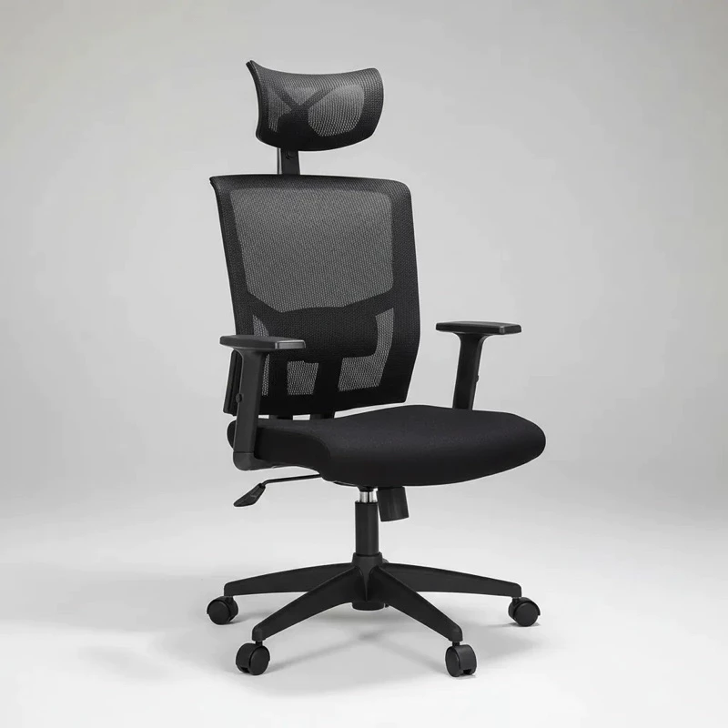 Cadeira De Escritório Ergonômica Elleva Neo Com Apoio De Braço Lombar Ajustáveis Acabamento Premium