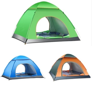 Barraca de Camping Automática Dobrável p/ 3 a 4 Pessoas – Proteção UV, Resistente à Água, Leve em Oferta na Shopee