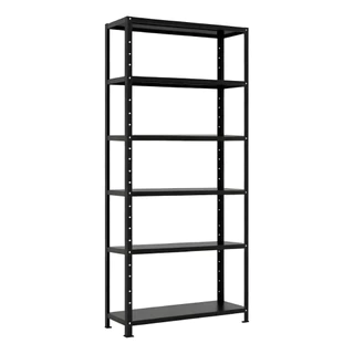 Estante 6 Prateleiras De Aço Livros Ferram Quarto Cozinha em Oferta na Shopee