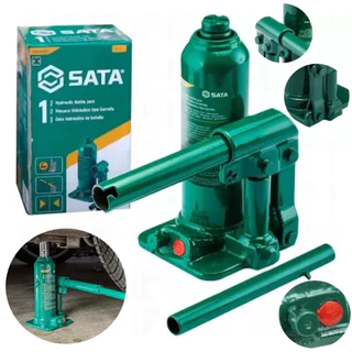 Macaco Hidráulico Tipo Garrafa 2 Toneladas Sata St97801asc em Oferta na Shopee