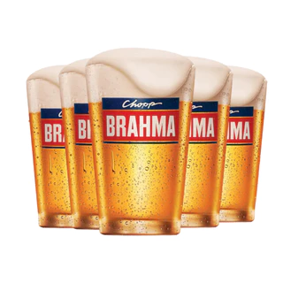 Copo Brahma Chopp, Copo Para Chopp Caldereta 350ml (4 Unds)