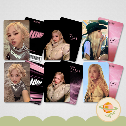 BLACKPINK DEADLINE JISOO 東京ドーム 特典 トレカ Blackpink Deadline World Tour photocard fanmade - Rosé, Lisa