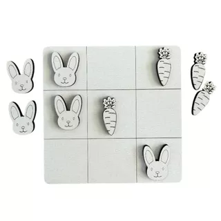 Kit 10/15/20/30 Unidades Jogos Velha Coelho Páscoa Cenoura MDF Lembrancinha Brinquedo em Oferta na Shopee