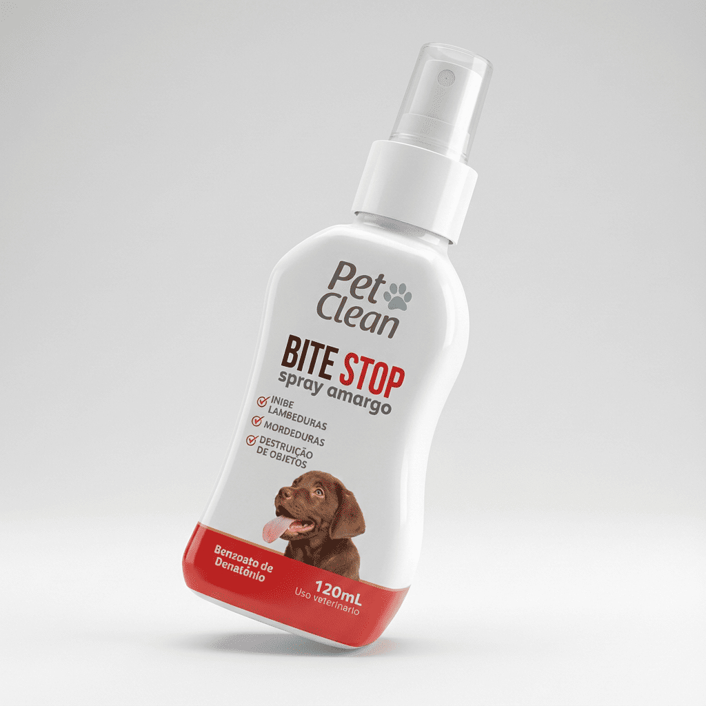 Spray Adestrador para Cães Bite Stop 120 ml Amargo Anti Mordedura e ...
