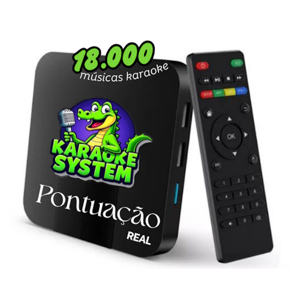 Aparelho Karaoke System 18.000 Músicas Karaoke com Pontuação Real ...