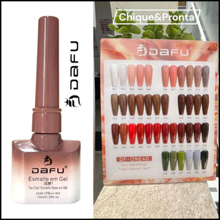 Esmalte Gel Dafu 3 em 1 | Base + Cor + Top | 10ml | ANVISA - Camada Única em Oferta na Shopee