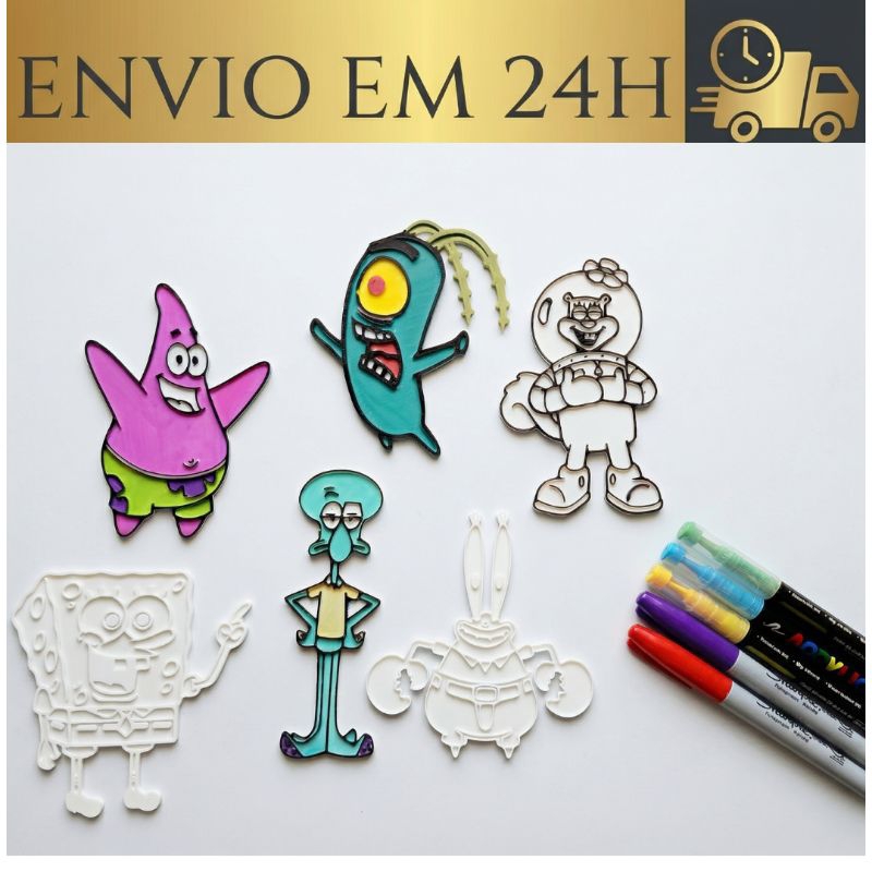 Kit de Pintura Infantil 3D para Colorir – Brinquedo EducativoC1C6