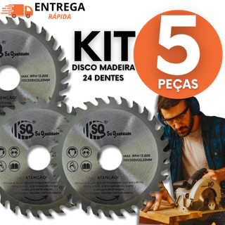 Disco De Corte De Madeira Serra Maquita Esmerilhadeira 24 Dentes 4" Serra Circular/ 110 X 22,23mm em Oferta na Shopee