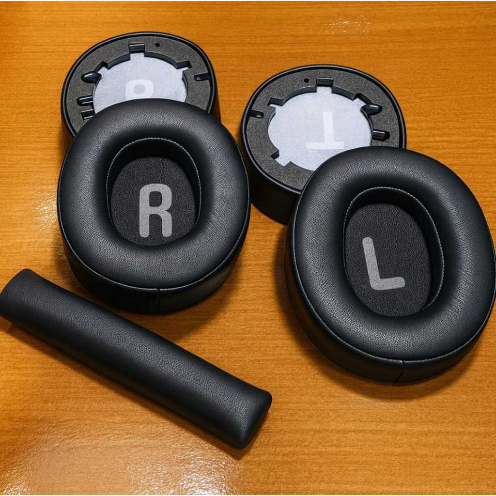 Almofadas De Substituição De Espuma Para Fones De Ouvido Tipo Concha.