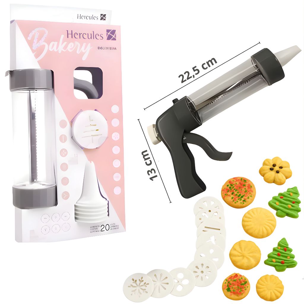 Máquina de Fazer Bolacha Caseira Biscoiteira Manual com Bico