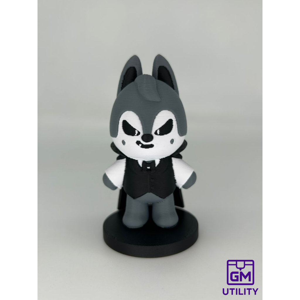 Wolfchan Vampirinho 🐺🧛 Miniatura SKZOO Stray Kids | Fanmade KPOP ...