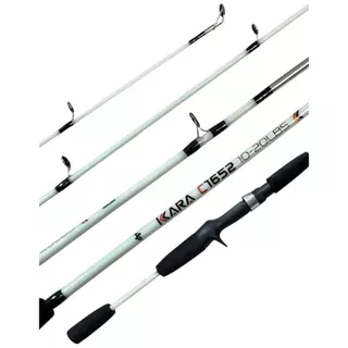 Vara Pesca Albatroz KARA 1,65m 20lbs / 1,50m 16lbs 2p P/Carretilha em Oferta na Shopee